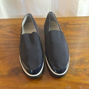 NEW DONALD J PLINER Navy blue loafer/ sneaker